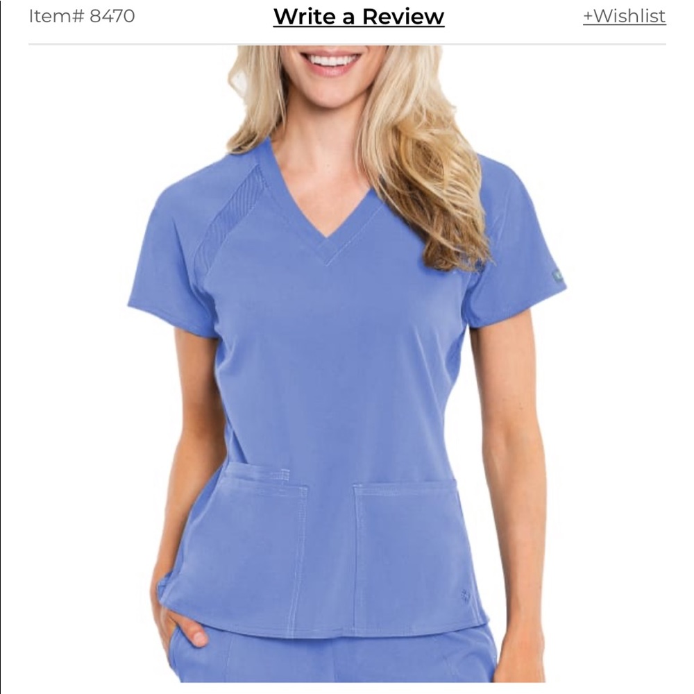 Med couture AIR ceil blue scrubs